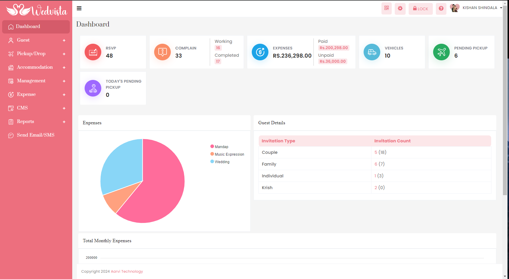 WedVista Screenshots