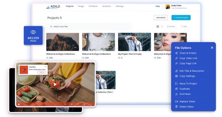 Adilo Screenshots