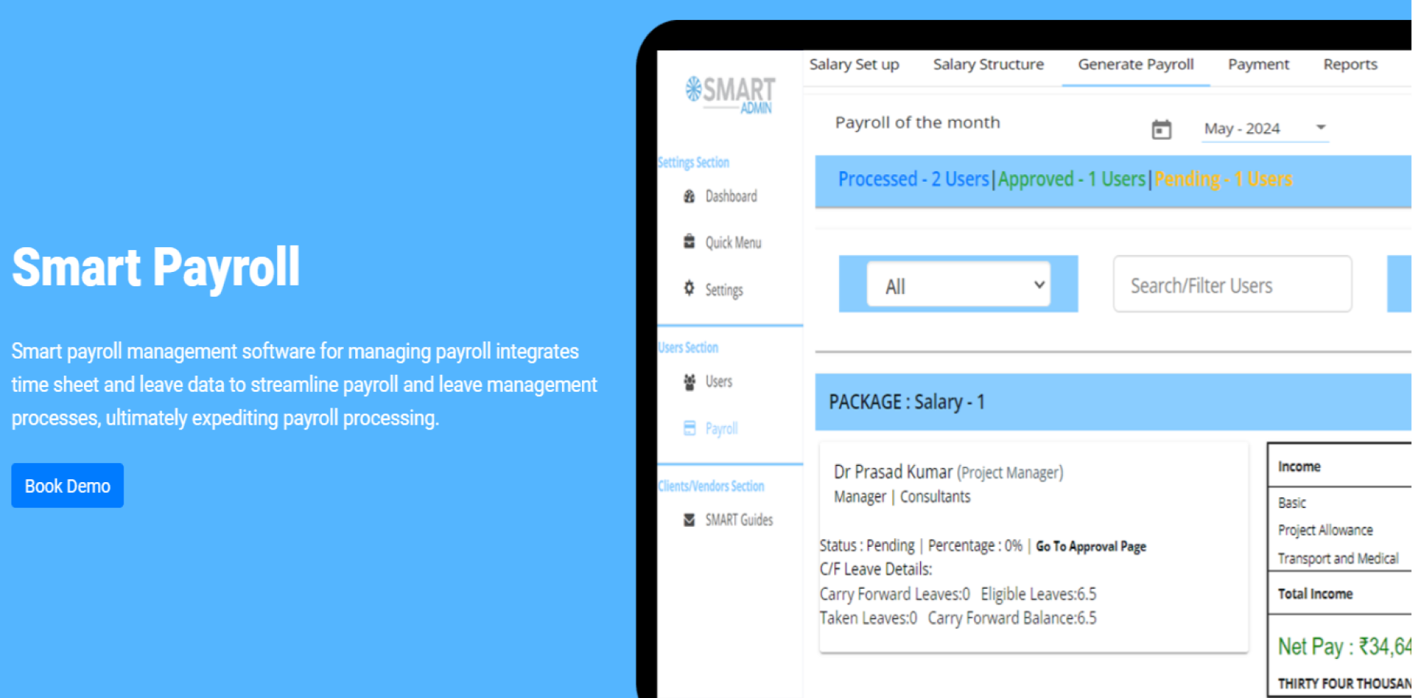 Smart Payroll Screenshots
