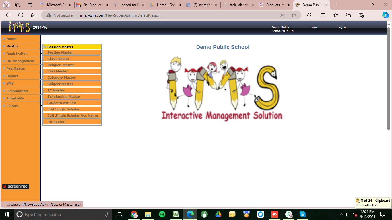 Interactive Management Solutions Screenshots