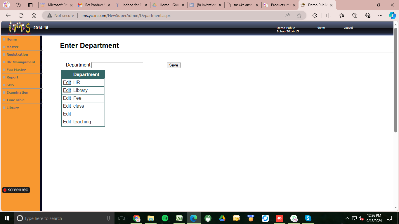 Interactive Management Solutions Screenshots