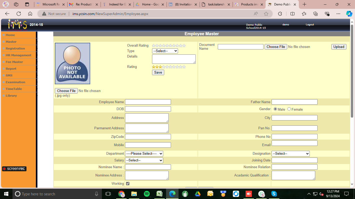 Interactive Management Solutions Screenshots