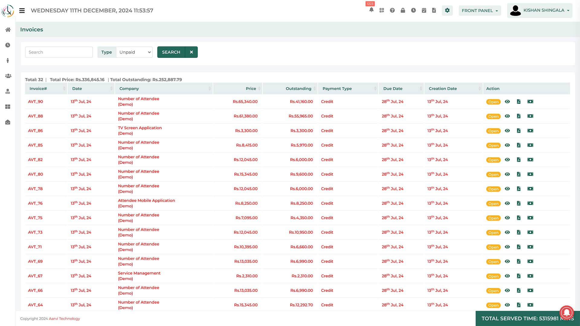E token Solution Screenshots