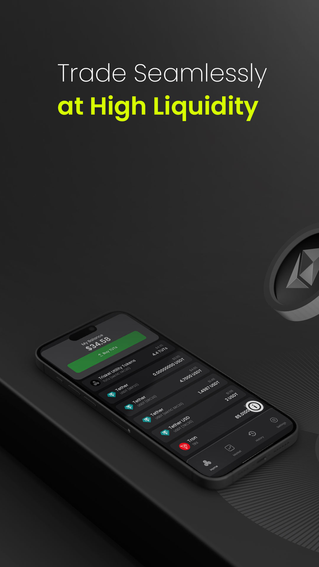 Triskel Wallet Screenshots