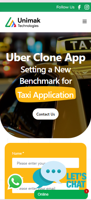 Uber Clone Screenshots