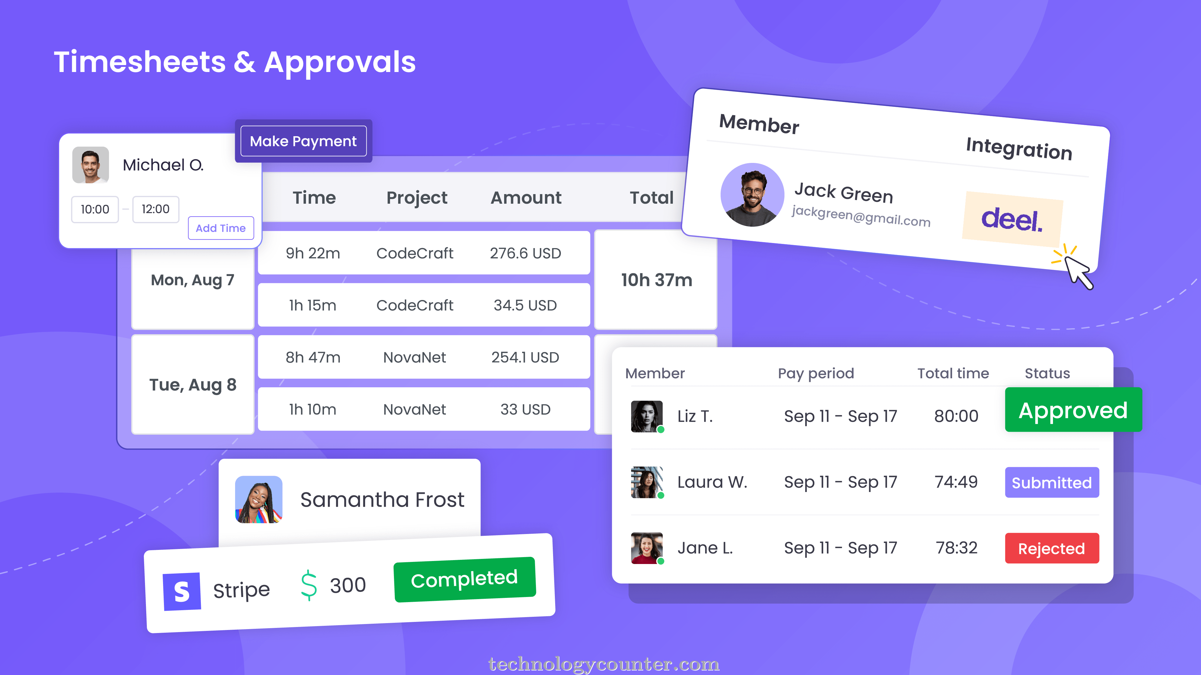 WebWork Time Tracker Screenshots