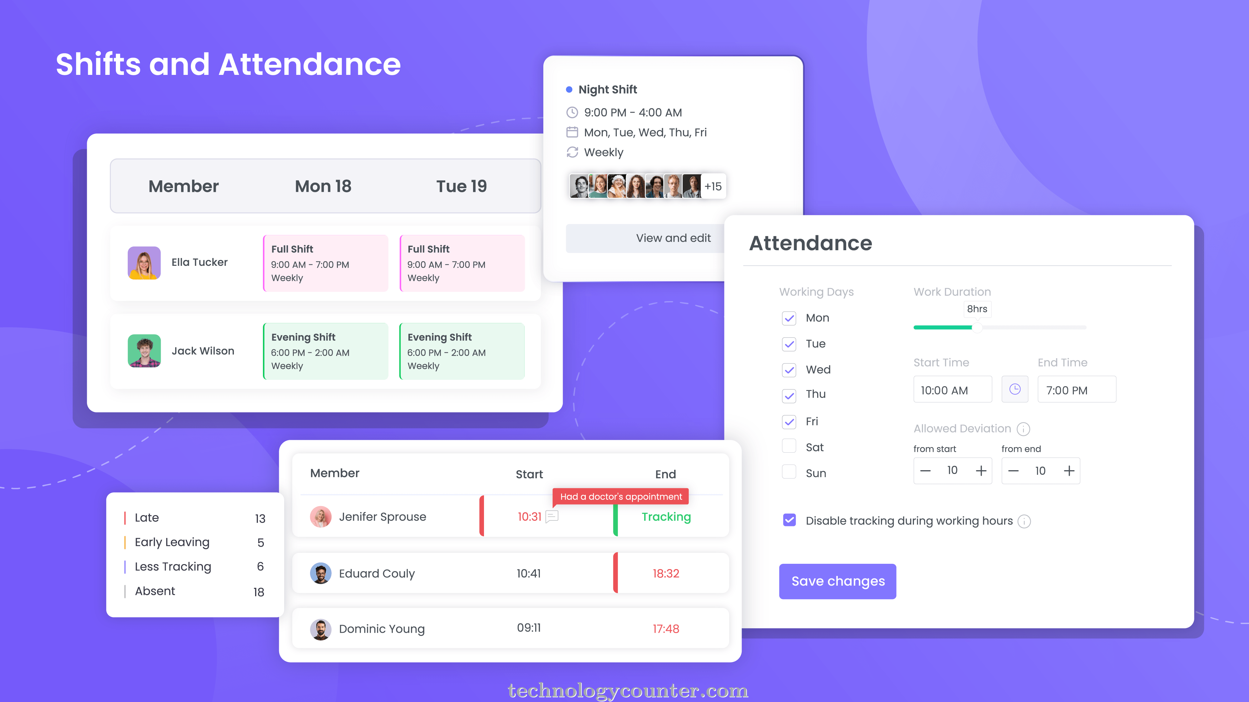 WebWork Time Tracker Screenshots