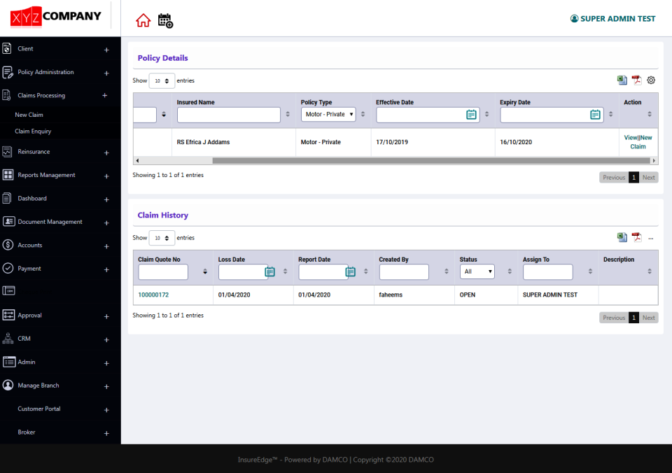 InsureEdge Screenshots