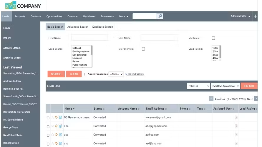 InsureCRM Screenshots