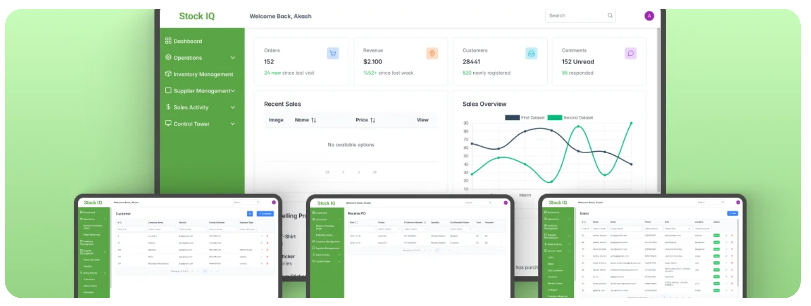StockIQ Screenshots
