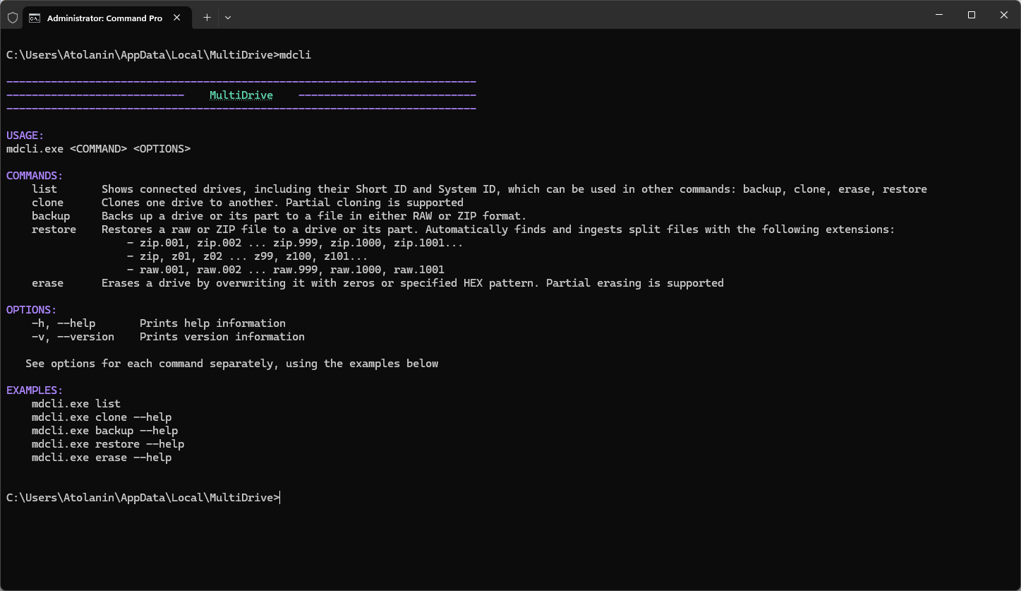 MultiDrive Screenshots