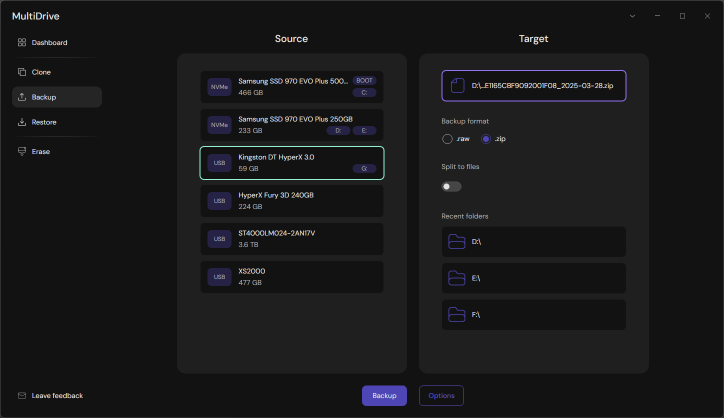 MultiDrive Screenshots