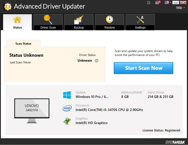 Advanced Driver Updater Screenshots