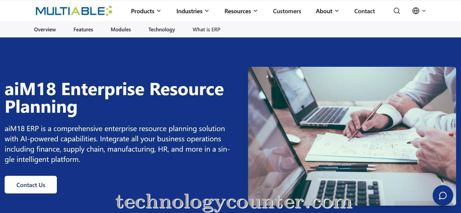 Multiable ERP Screenshots