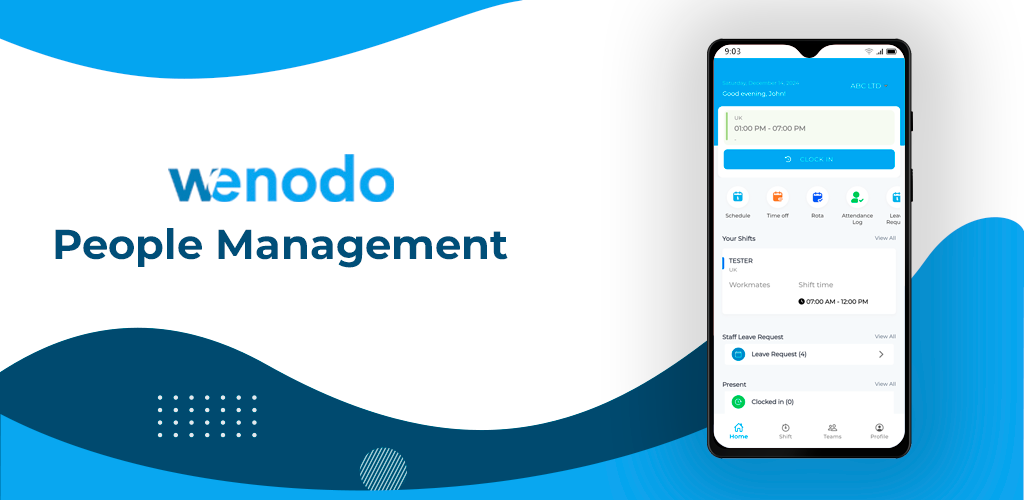 Wenodo People Management Screenshots