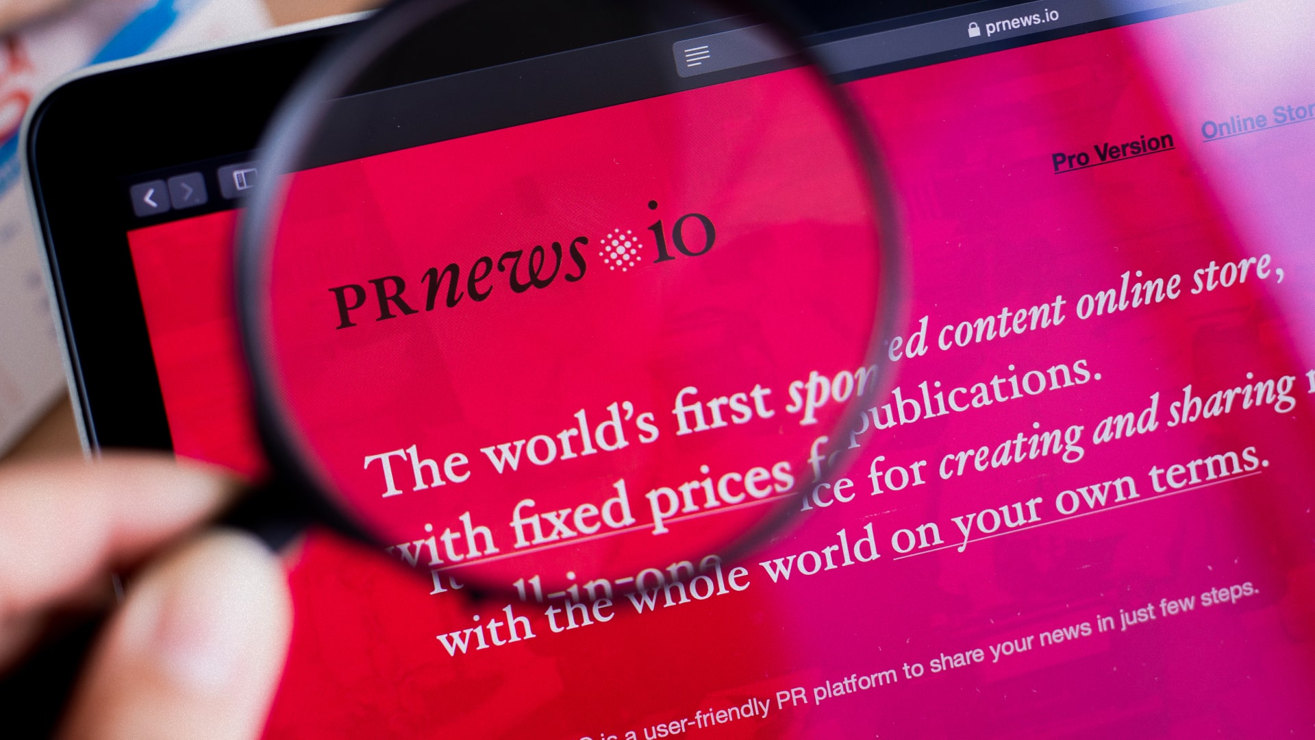 PRNEWS IO Screenshots