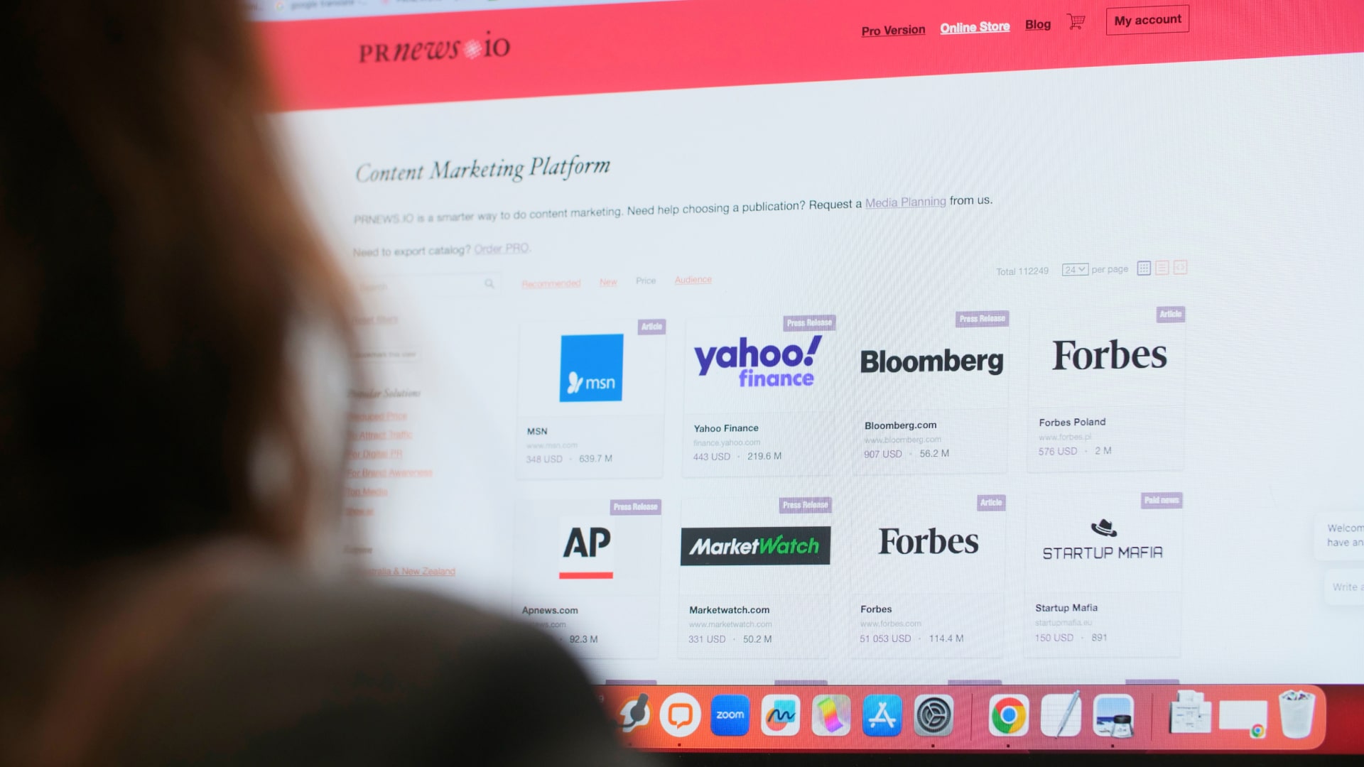 PRNEWS IO Screenshots