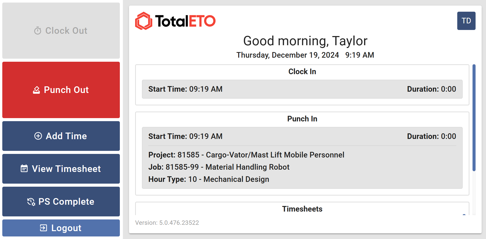 Total ETO Screenshots