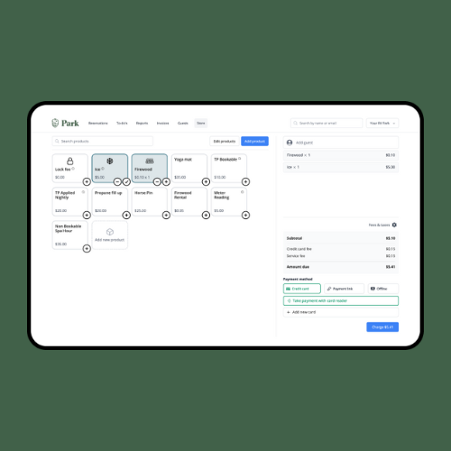 Park Software Screenshots