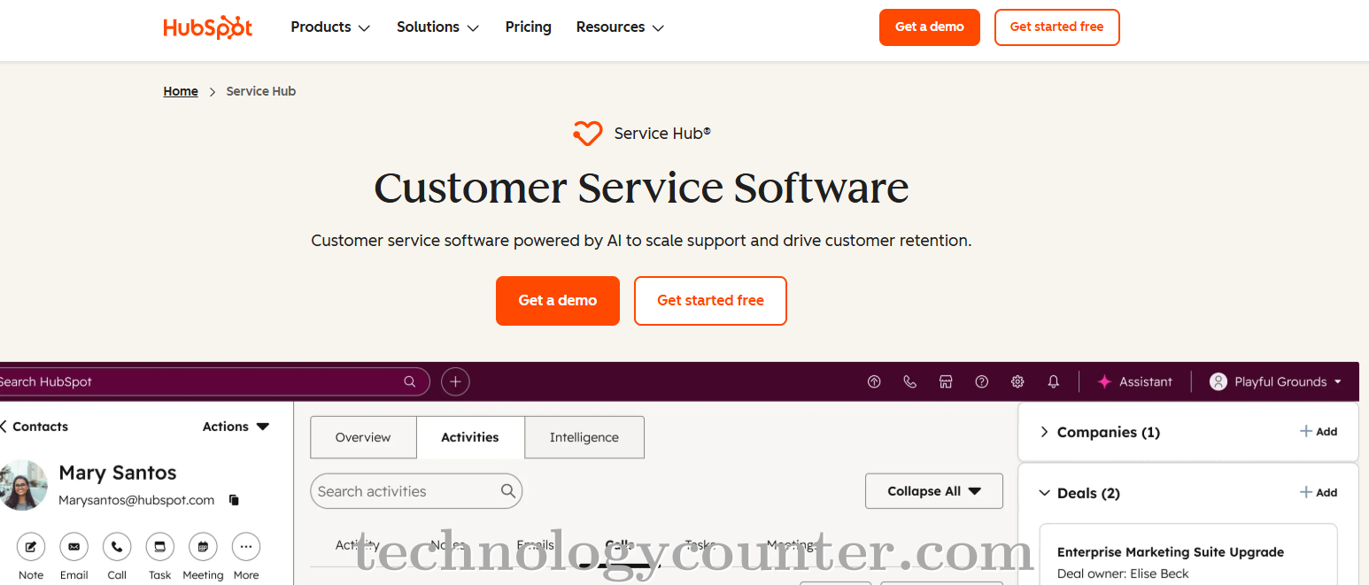 HubSpot Service Hub Screenshots