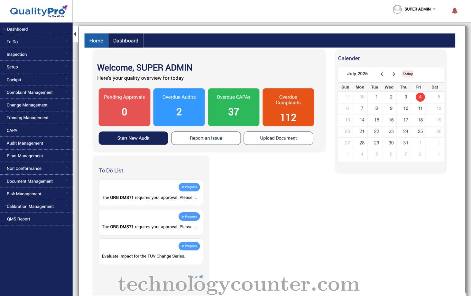 QualityPro by TecWork Screenshots
