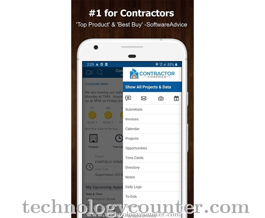 Contractor Foreman Screenshots