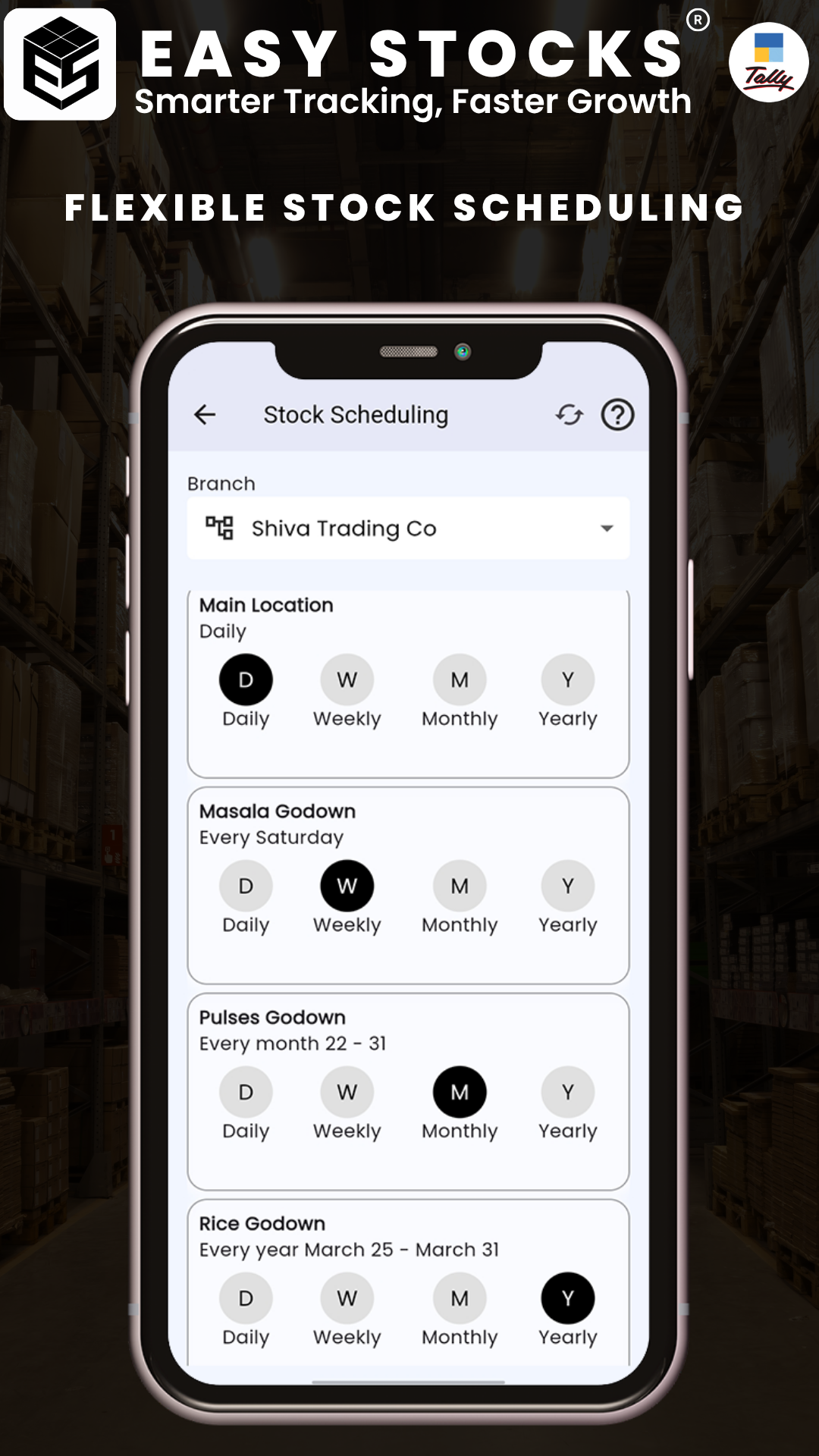 Easy Stocks Inventory Screenshots