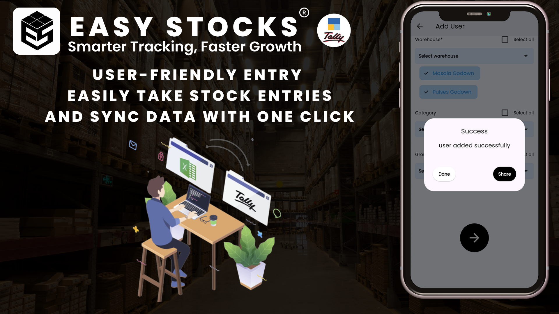 Easy Stocks Inventory Screenshots
