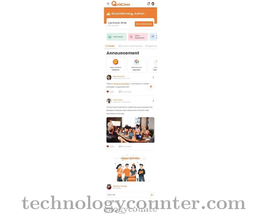 Quikchex Screenshots