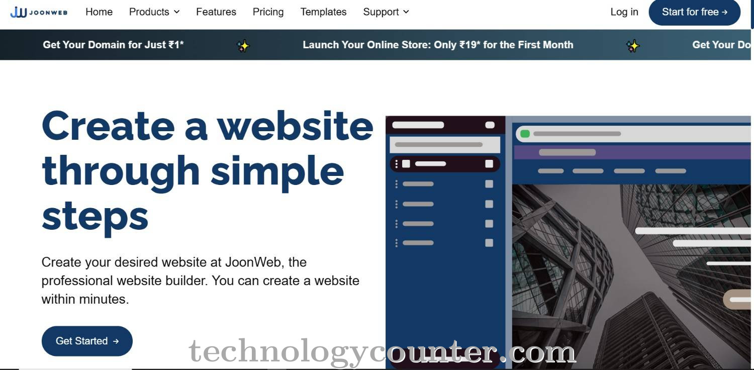 JoonWeb Screenshots