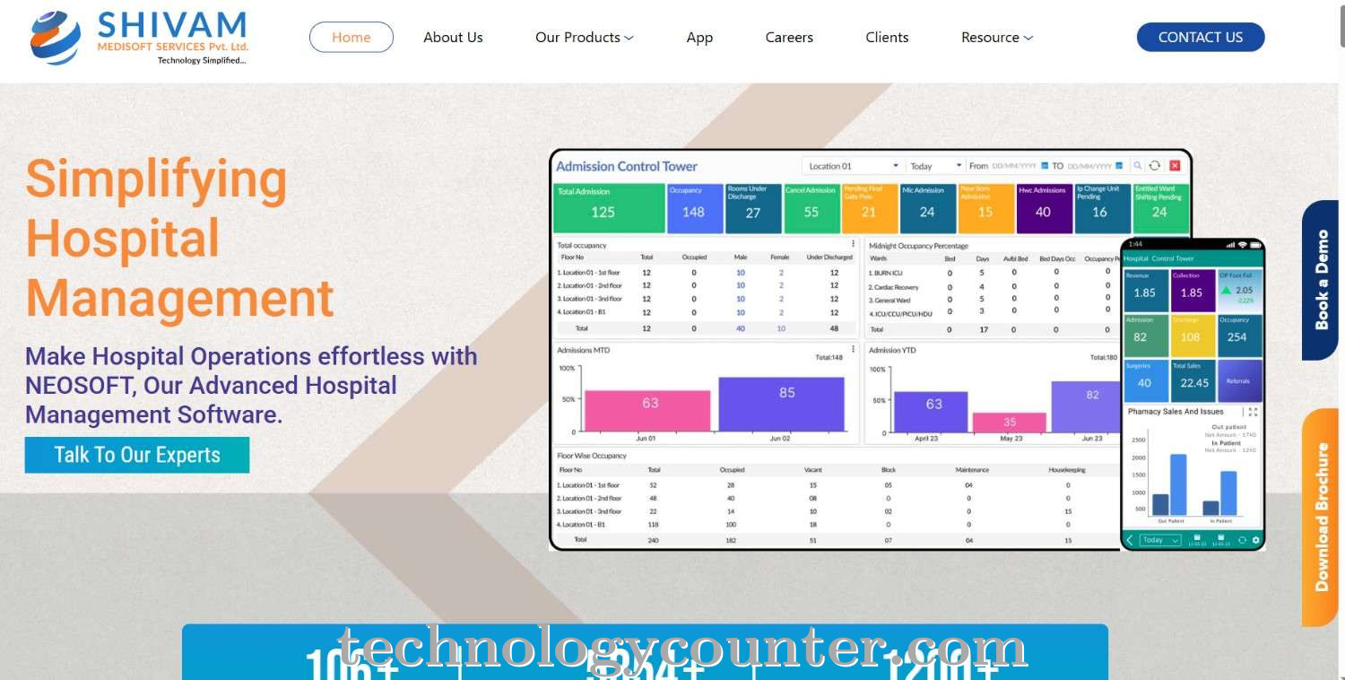 Neosoft HMS Screenshots