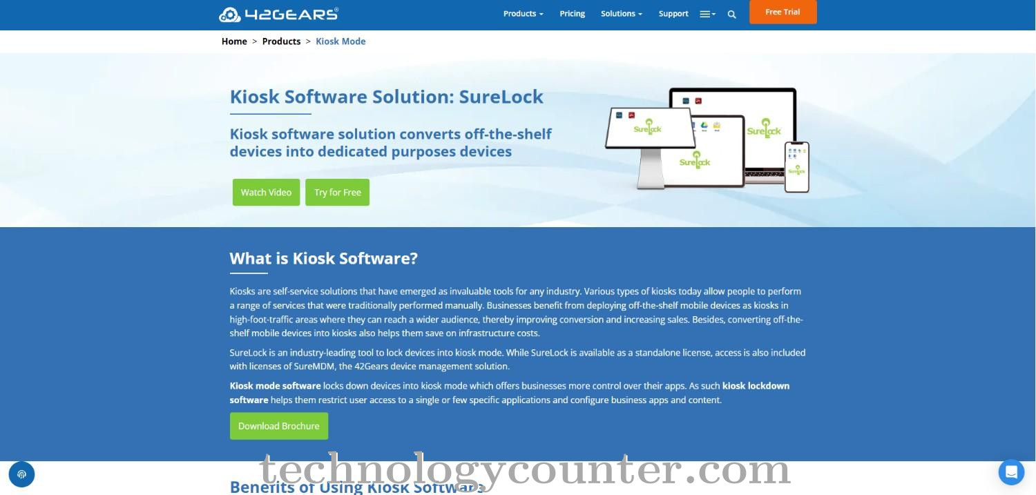 SureLock Kiosk Lockdown Screenshots