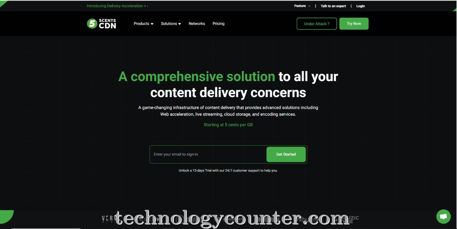 5centsCDN Screenshots