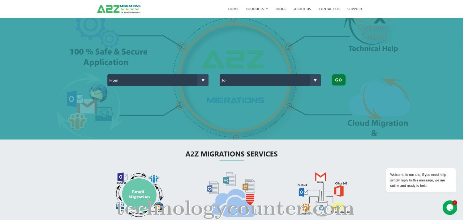 A2Z Migrations for PST to Office 365