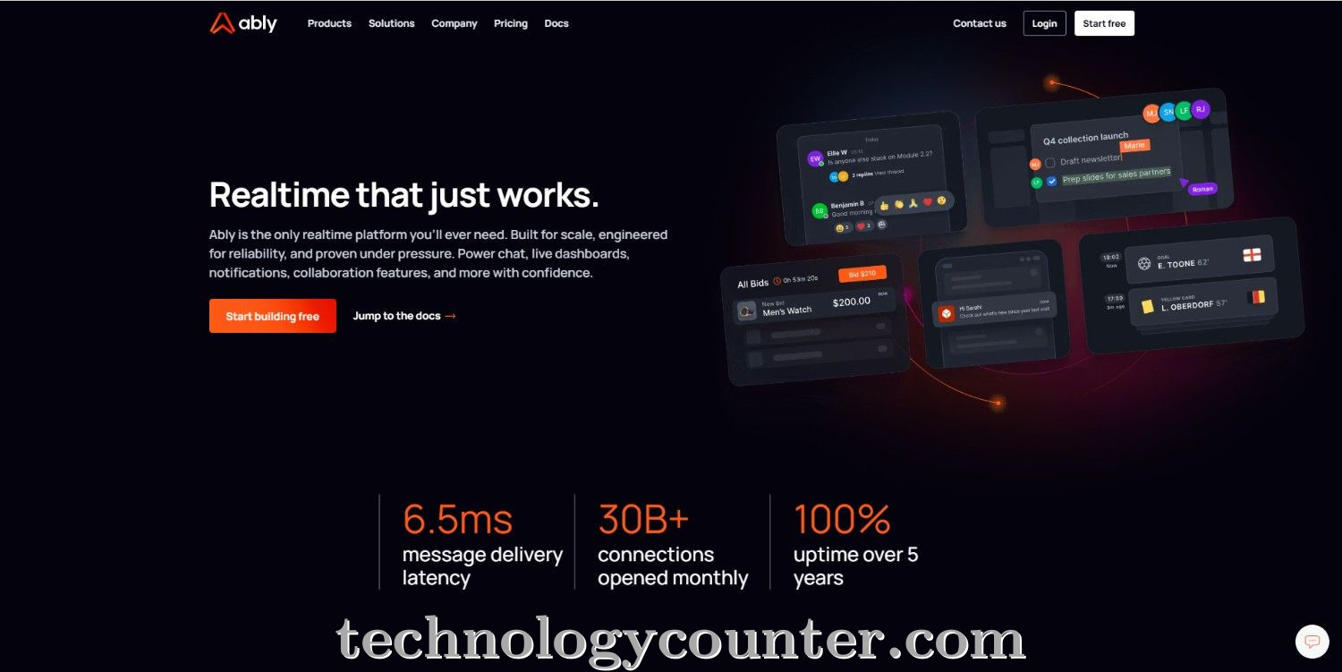 Ably Realtime Screenshots