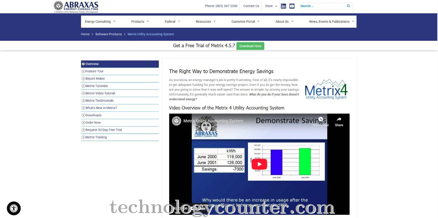 Metrix Utility Accounting Screenshots