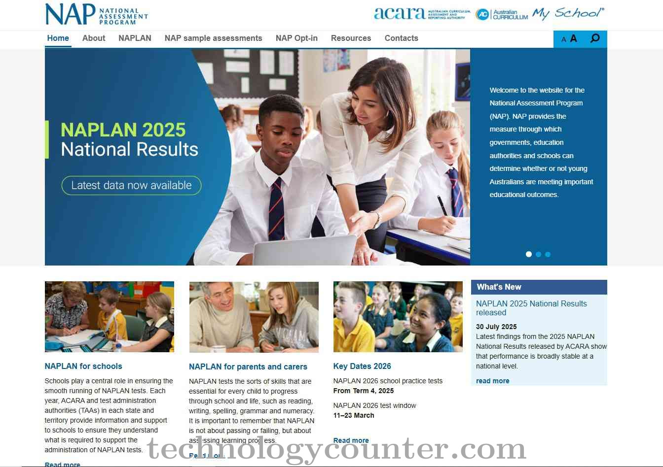 NAPLAN Online Screenshots