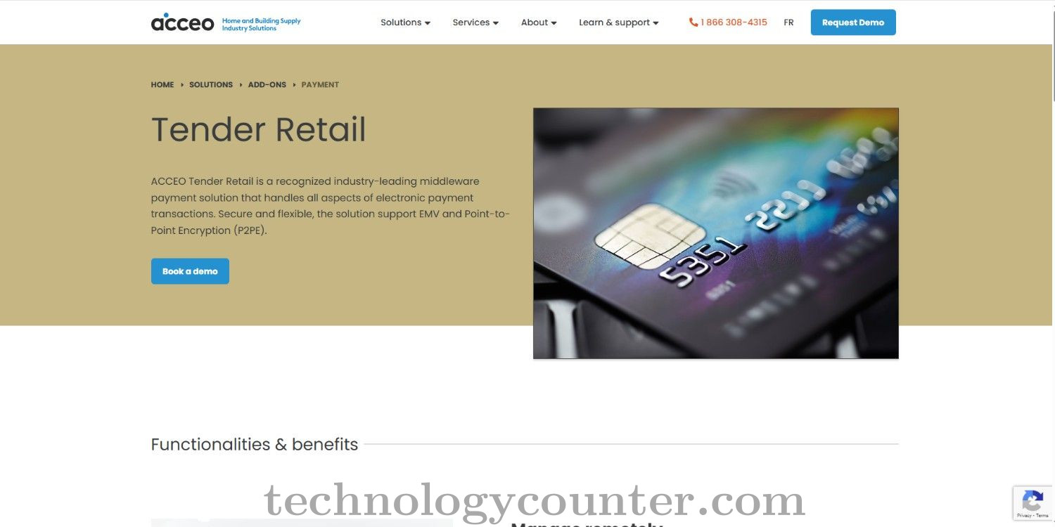 Tender Retail Screenshots