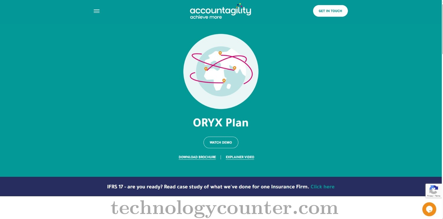 ORYX Plan Screenshots