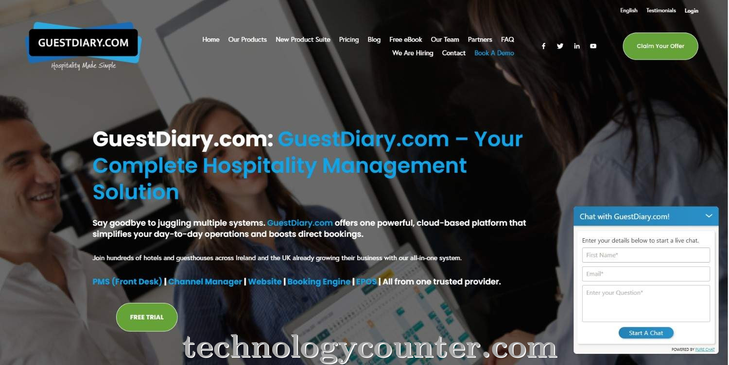 Guest Diary Screenshots