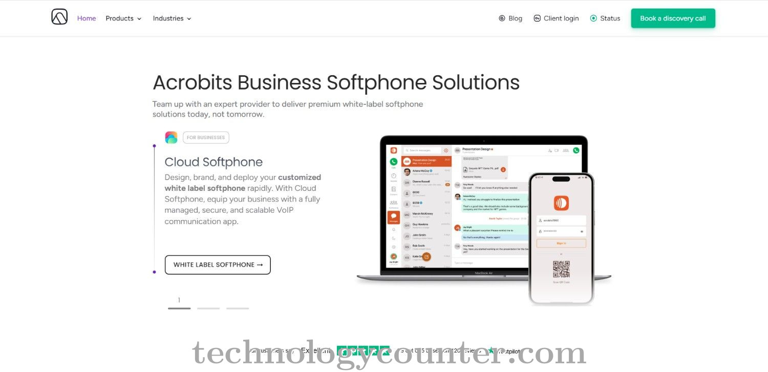 Acrobits Cloud Softphone Screenshots