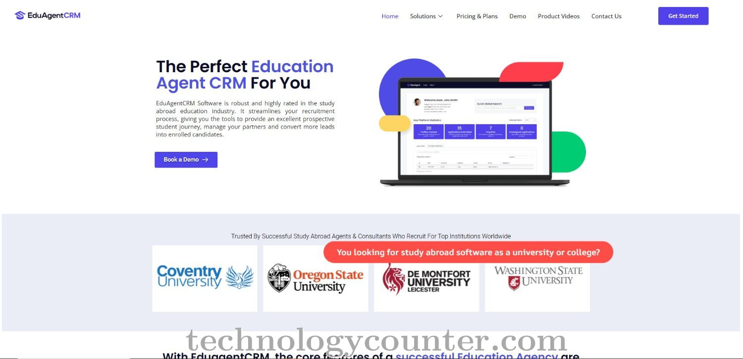 EduAgent CRM Screenshots