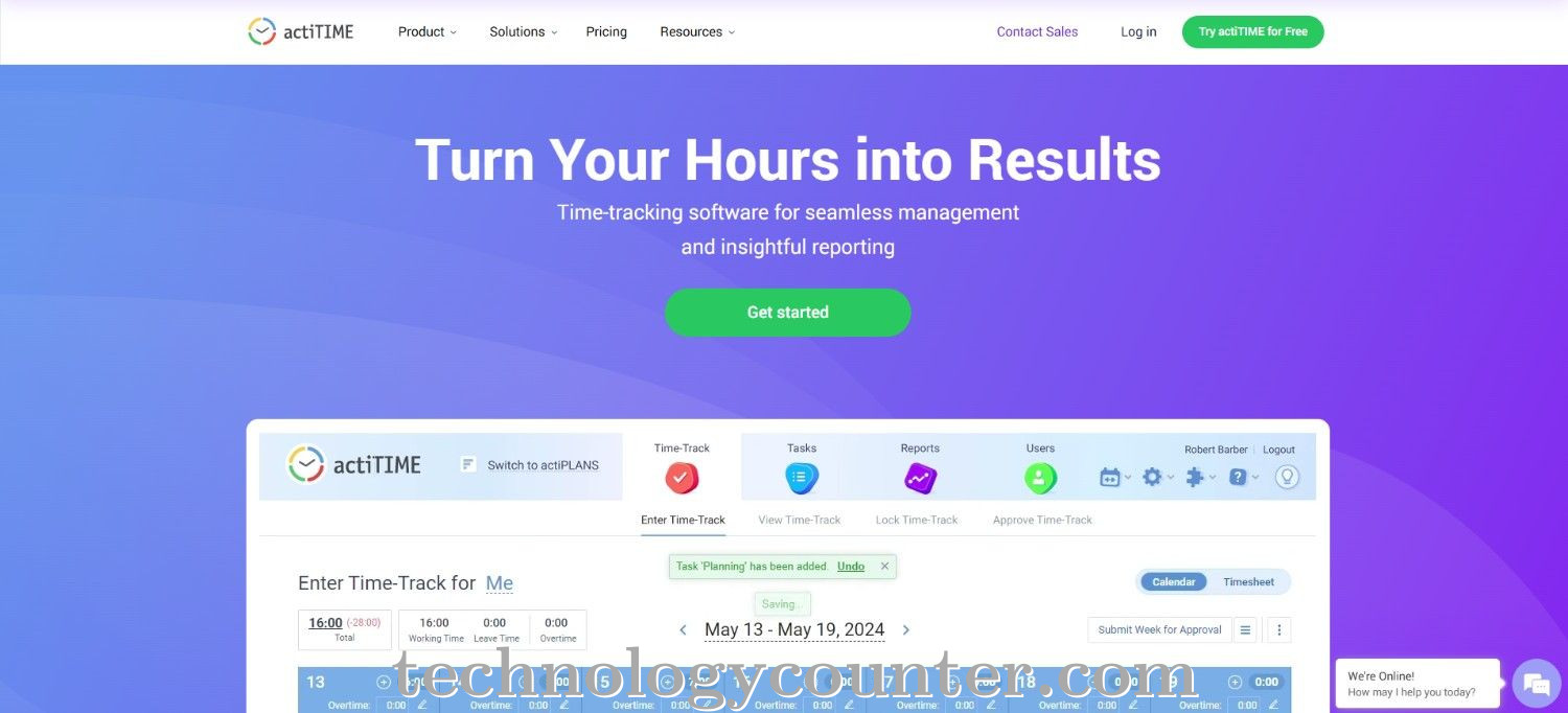 actiTIME Screenshots