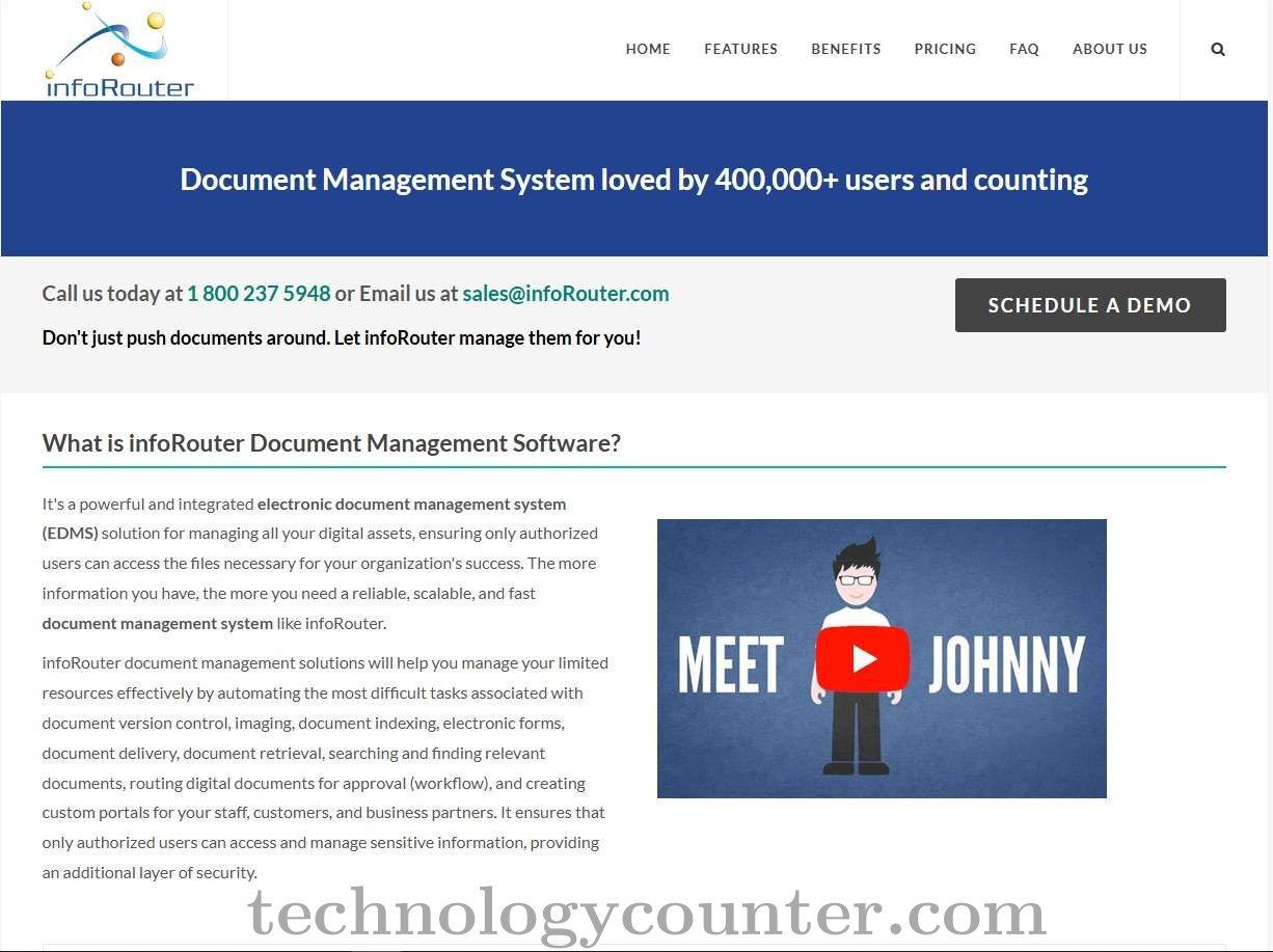 infoRouter Screenshots