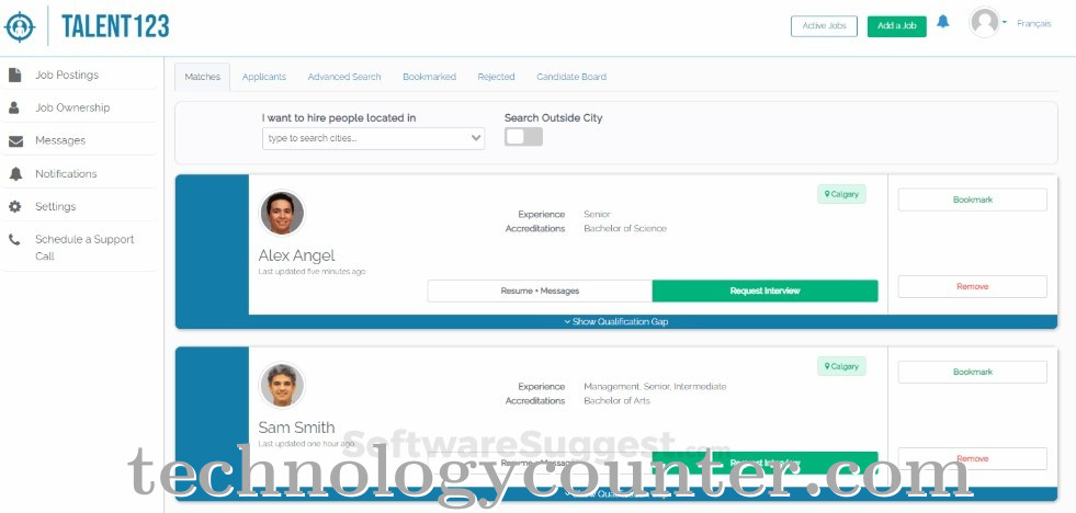 JobOffer.com Screenshots