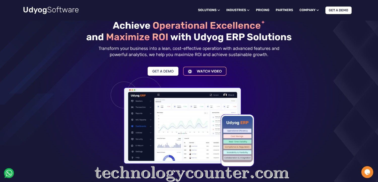 Udyog ERP Screenshots