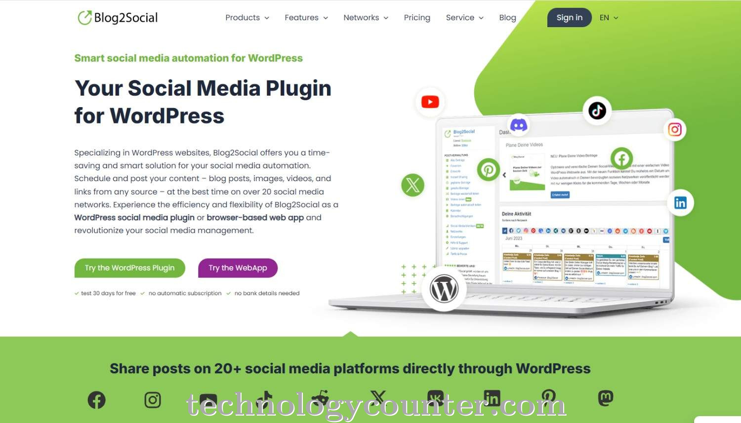 Blog2Social Screenshots