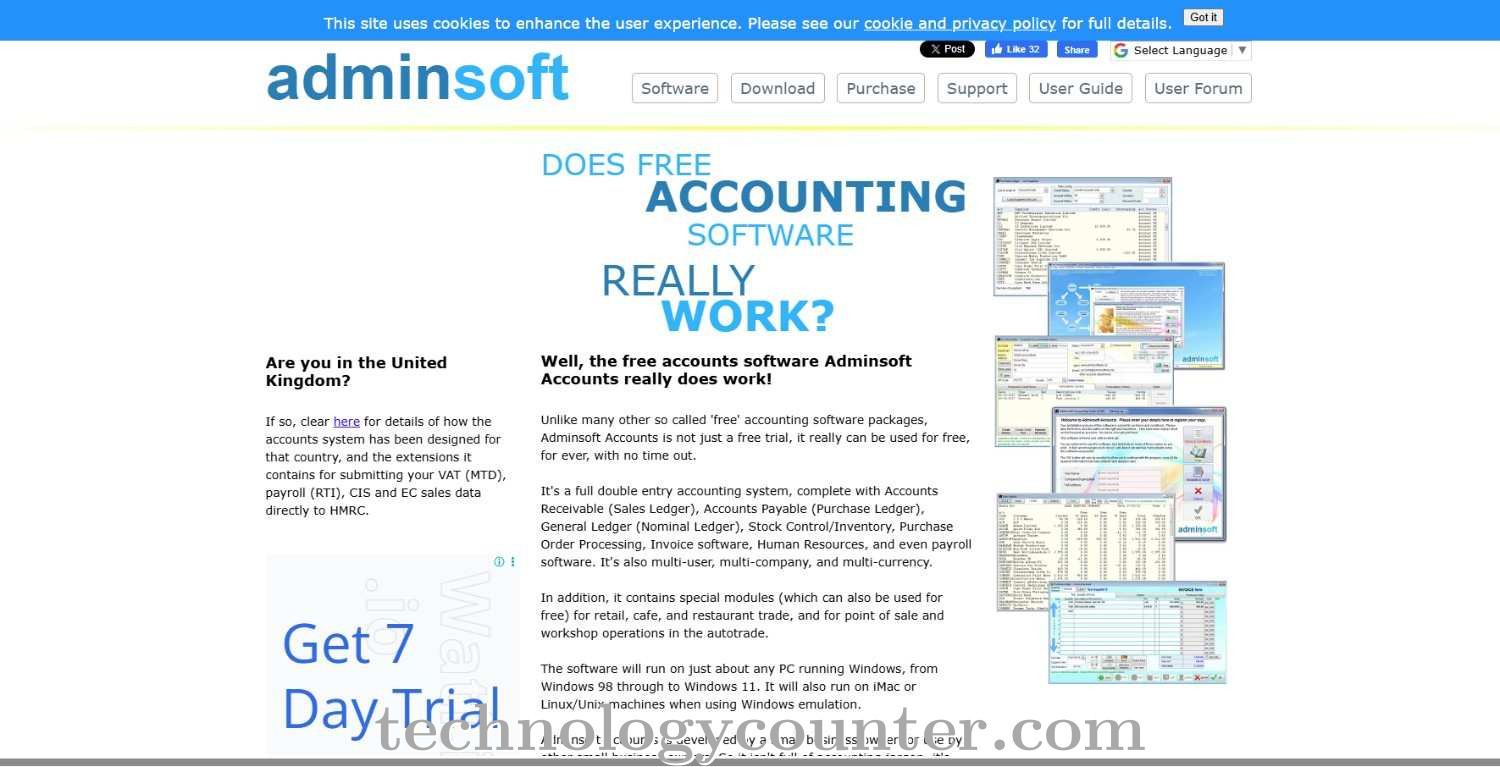 Adminsoft Accounts Screenshots