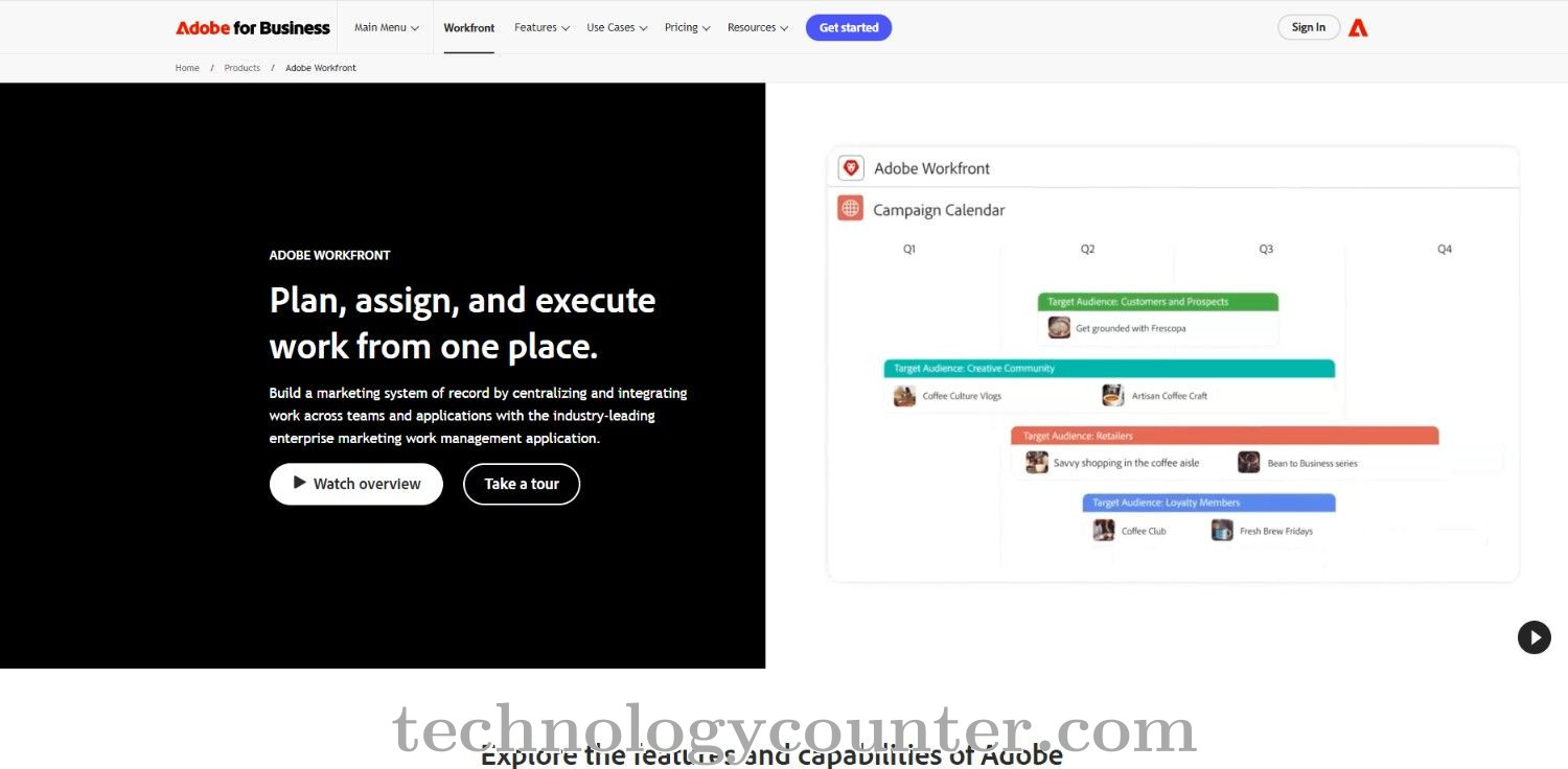 Workfront Screenshots