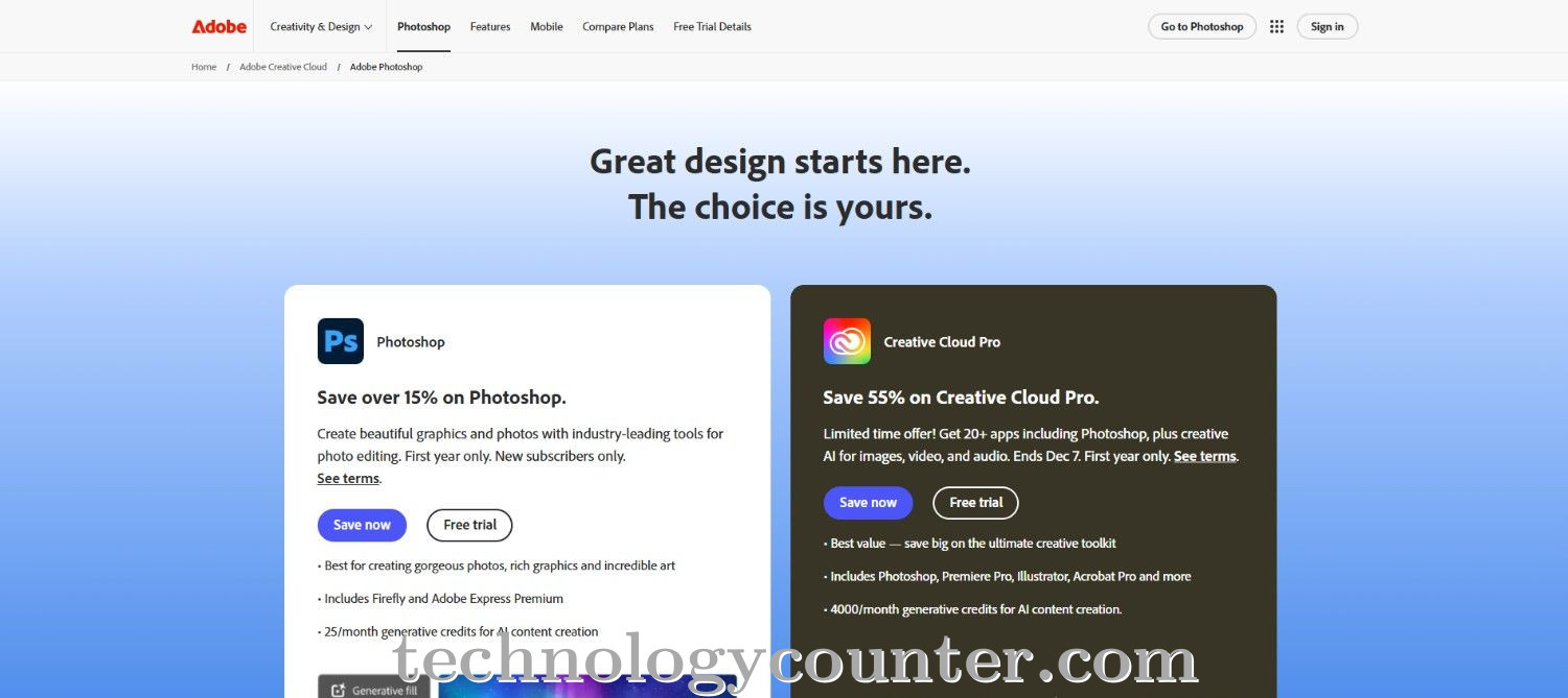 Adobe Photoshop Screenshots